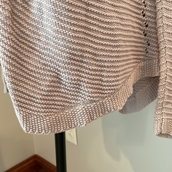 Belle by Bellidini Knit Cardigan Sweater SZ S Light Purple Open Front No Pockets - Picture 8 of 13